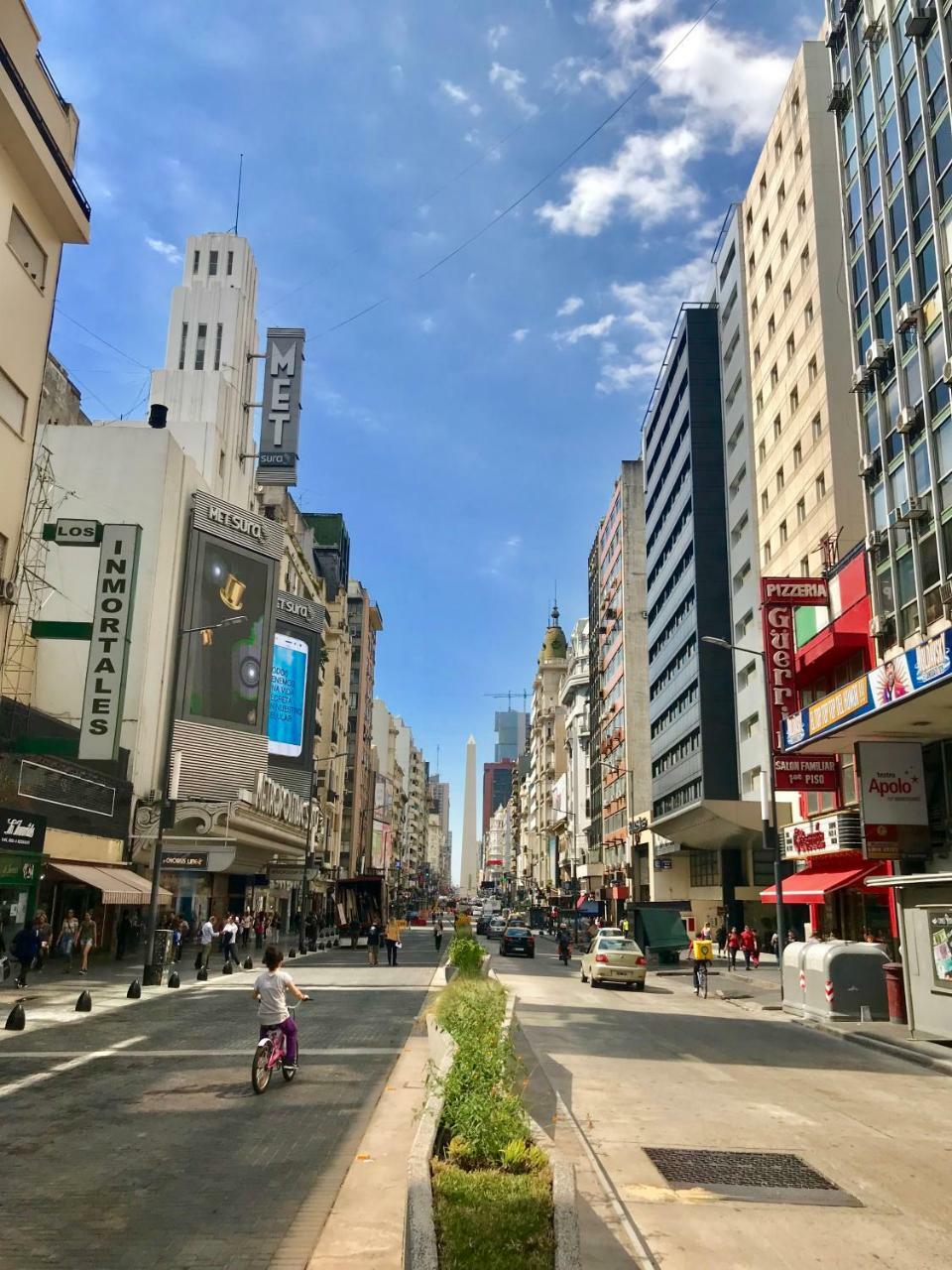 Estilo Y Comodidad En Av Corrientes, Departamento Con Estacionamiento Para Autos Buenos Aires Eksteriør billede