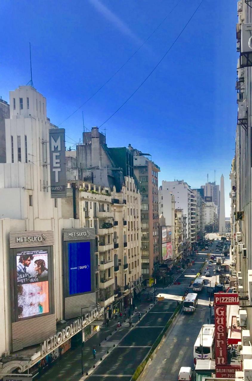 Estilo Y Comodidad En Av Corrientes, Departamento Con Estacionamiento Para Autos Buenos Aires Eksteriør billede